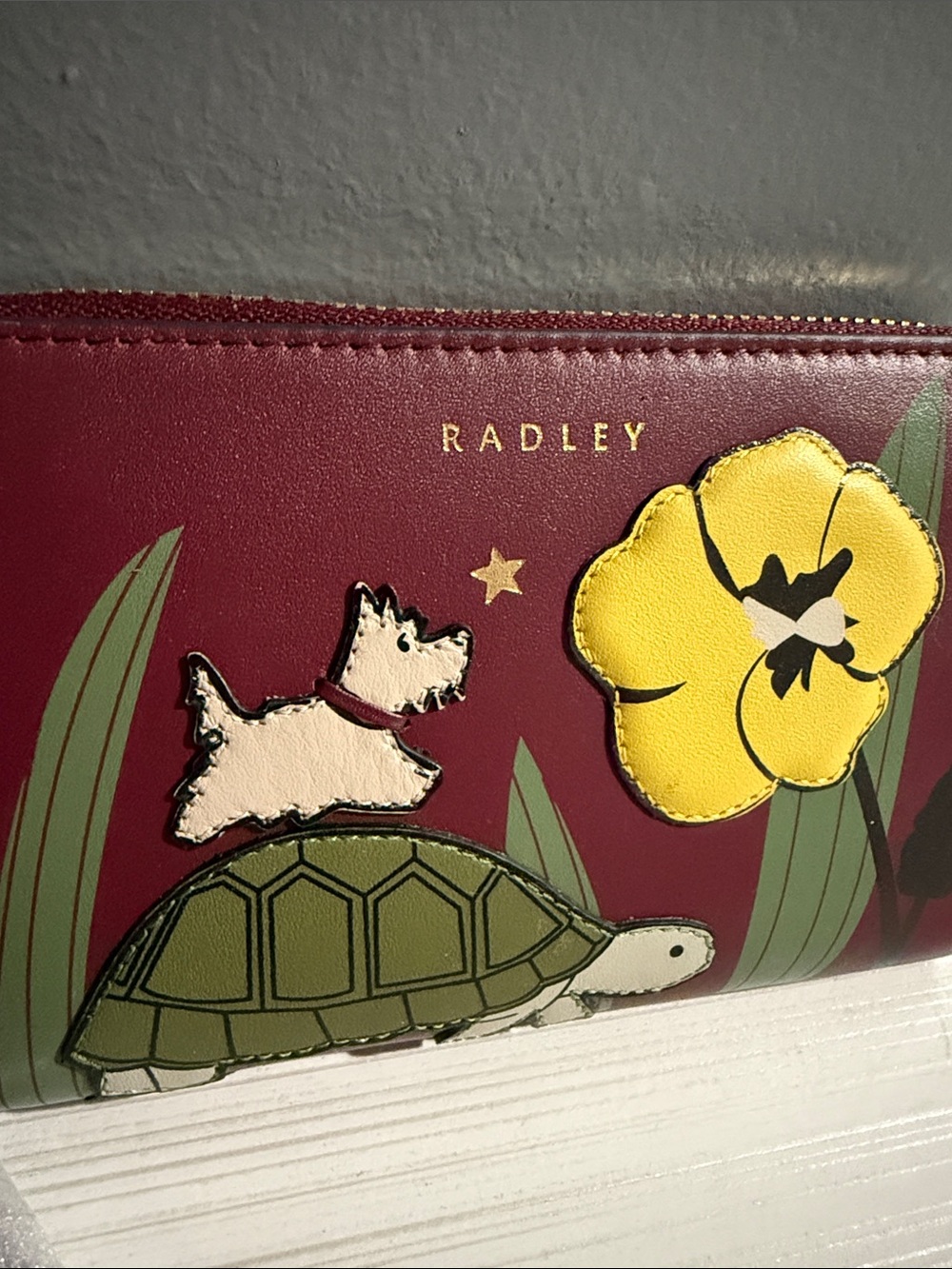 RADLEY LONDON midnight wonder dark red wallett - Picture 2 of 5